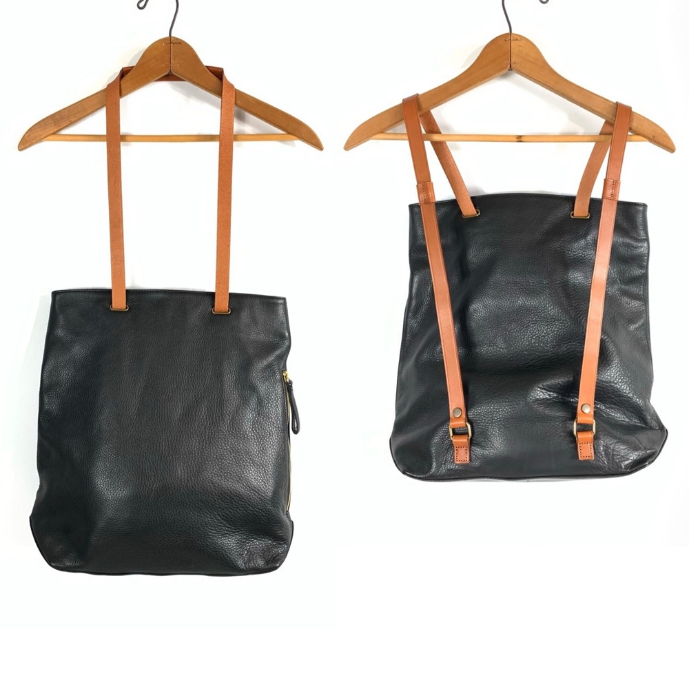 Mark & Graham Bedford Convertible Leather Backpack
